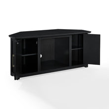 Load image into Gallery viewer, Camden 48" Corner Tv Stand W/Fireplace Black