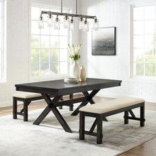 Load image into Gallery viewer, Hayden 3Pc Dining Set Slate - Table & 2 Benches