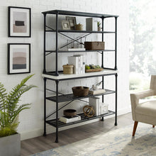 Load image into Gallery viewer, Madeleine Baker's Rack Matte Black - Console & Hutch