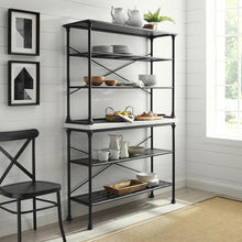 Load image into Gallery viewer, Madeleine Baker's Rack Matte Black - Console & Hutch