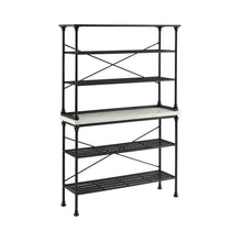 Load image into Gallery viewer, Madeleine Baker's Rack Matte Black - Console & Hutch