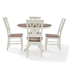 Load image into Gallery viewer, Shelby 5Pc Round Dining Set White - Table, 4 Chairs