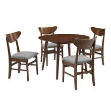 Load image into Gallery viewer, Landon 5Pc Round Dining Set Mahogany - Table & 4 Wood Back Chairs