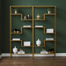 Load image into Gallery viewer, Sloane 2Pc Etagere Set Gold - 2 Etageres