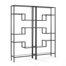 Load image into Gallery viewer, Sloane 2Pc Etagere Set Matte Black - 2 Etageres