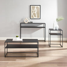 Load image into Gallery viewer, Braxton 3Pc Coffee Table Set Matte Black - Coffee Table, Console Table, & End Table