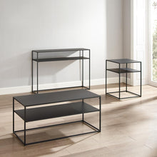 Load image into Gallery viewer, Braxton 3Pc Coffee Table Set Matte Black - Coffee Table, Console Table, & End Table