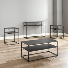 Load image into Gallery viewer, Braxton 4Pc Coffee Table Set Matte Black - Coffee Table, Console Table, & 2 End Tables