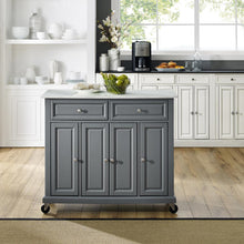 Load image into Gallery viewer, Avery Kitchen Cart Distressed Gray