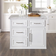 Load image into Gallery viewer, Cutler Faux Marble Top Kitchen Island