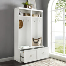 Load image into Gallery viewer, Harper 2Pc Entryway Set White - 2 Hall Trees