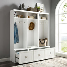 Load image into Gallery viewer, Harper 3Pc Entryway Set White - 3 Hall Trees