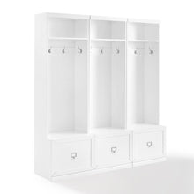 Load image into Gallery viewer, Harper 3Pc Entryway Set White - 3 Hall Trees