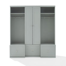 Load image into Gallery viewer, Harper 3Pc Entryway Set Gray - Pantry Closet & 2 Hall Trees