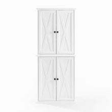 Load image into Gallery viewer, Clifton Tall Pantry Distressed White - 2 Stackable Pantries