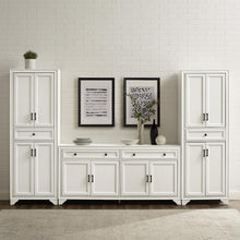 Load image into Gallery viewer, Tara 3Pc Sideboard And Pantry Set Distressed White - Sideboard & 2 Pantries