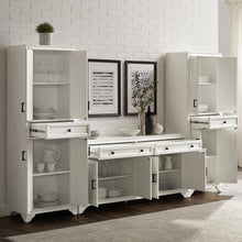 Load image into Gallery viewer, Tara 3Pc Sideboard And Pantry Set Distressed White - Sideboard & 2 Pantries