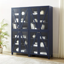 Load image into Gallery viewer, Cassai 2Pc Storage Pantry Set Navy - 2 Tall Pantries