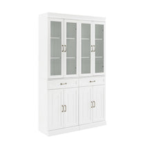 Load image into Gallery viewer, Stanton 2Pc Glass Door Pantry Set White - 2 Pantries