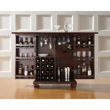 Load image into Gallery viewer, Cambridge Expandable Bar Cabinet Mahogany