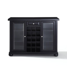 Load image into Gallery viewer, Alexandria Sliding Top Bar Cabinet Black