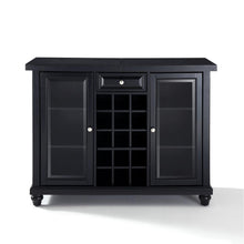 Load image into Gallery viewer, Cambridge Sliding Top Bar Cabinet Black