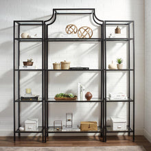 Load image into Gallery viewer, Aimee 3Pc Etagere Set Soft Gold - Large Etagere & 2 Narrow Etageres