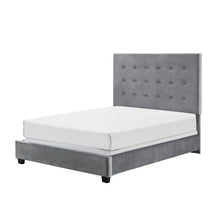 Load image into Gallery viewer, Reston Upholstered King Bed Slate - Headboard, Footboard, Rails