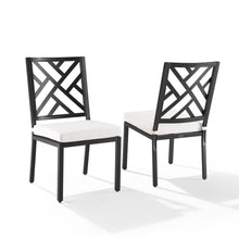 Load image into Gallery viewer, Locke 2Pc Outdoor Metal Dining Chair Set