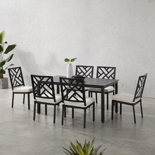 Load image into Gallery viewer, Locke 7Pc Outdoor Metal Dining Set