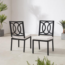 Load image into Gallery viewer, Chambers 2Pc Outdoor Metal Dining Chair Set