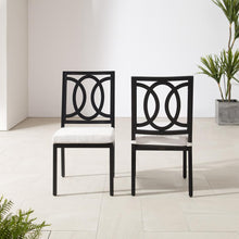 Load image into Gallery viewer, Chambers 2Pc Outdoor Metal Dining Chair Set