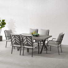 Load image into Gallery viewer, Otto 7Pc Outdoor Metal Dining Set
