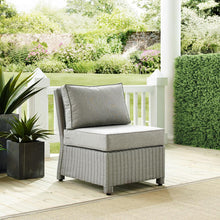 Load image into Gallery viewer, Bradenton Outdoor Wicker Sectional Center Chair Gray/Gray