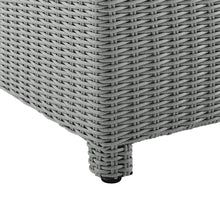 Load image into Gallery viewer, Bradenton Outdoor Wicker Sectional Center Chair Navy/Gray