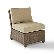 Load image into Gallery viewer, Bradenton Outdoor Wicker Sectional Center Chair Sand/Weathered Brown