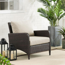 Load image into Gallery viewer, Kiawah Outdoor Wicker Armchair Sand/Brown