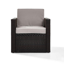 Load image into Gallery viewer, Palm Harbor Outdoor Wicker Armchair Gray/Brown