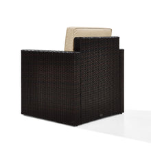 Load image into Gallery viewer, Palm Harbor Outdoor Wicker Armchair Sand/Brown