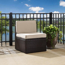 Load image into Gallery viewer, Palm Harbor Outdoor Wicker Center Chair Sand/Brown