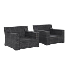 Load image into Gallery viewer, Beaufort 2Pc Outdoor Wicker Chair Set Mist/Brown - 2 Chairs