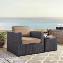Load image into Gallery viewer, Biscayne Outdoor Wicker Armchair Mocha/Brown