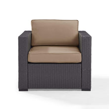 Load image into Gallery viewer, Biscayne Outdoor Wicker Armchair Mocha/Brown