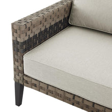 Load image into Gallery viewer, Prescott Outdoor Wicker Armchair Taupe/Brown