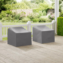 Load image into Gallery viewer, 2Pc Furniture Cover Set Gray - 2 Chairs