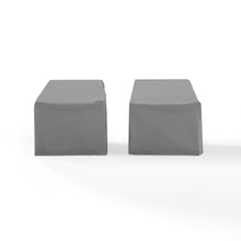 Load image into Gallery viewer, 2Pc Furniture Cover Set Gray - 2 Chairs