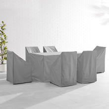 Load image into Gallery viewer, 7Pc Outdoor Dining Furniture Cover Set