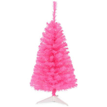 Load image into Gallery viewer, 3 ft Premium Artificial Christmas Mini Tree with Stand-Pink