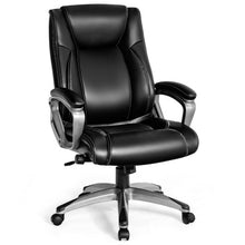 Load image into Gallery viewer, Executive Office Chair High Back Task Swivel Chair w/ Lumbar Support-Black