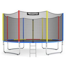 Load image into Gallery viewer, 14 Feet Trampoline with Safety Enclosure Net and Ladder Outdoor for Kids Adults